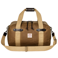 Small Tin Cloth Duffle Bag, Dark Tan-Tasker-Filson 1897-Motorious Copenhagen
