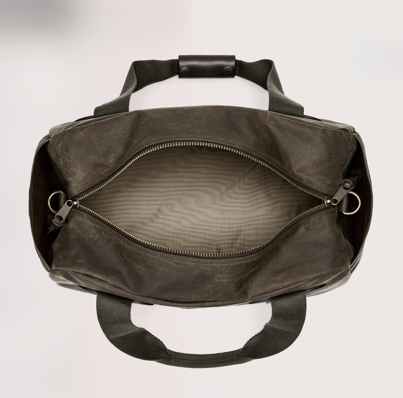 Small Tin Cloth Duffle Bag, Otter Green-Tasker-Filson 1897-Motorious Copenhagen