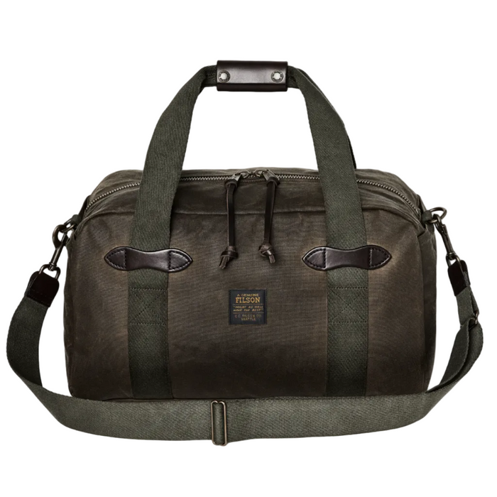Small Tin Cloth Duffle Bag, Otter Green-Tasker-Filson 1897-Motorious Copenhagen