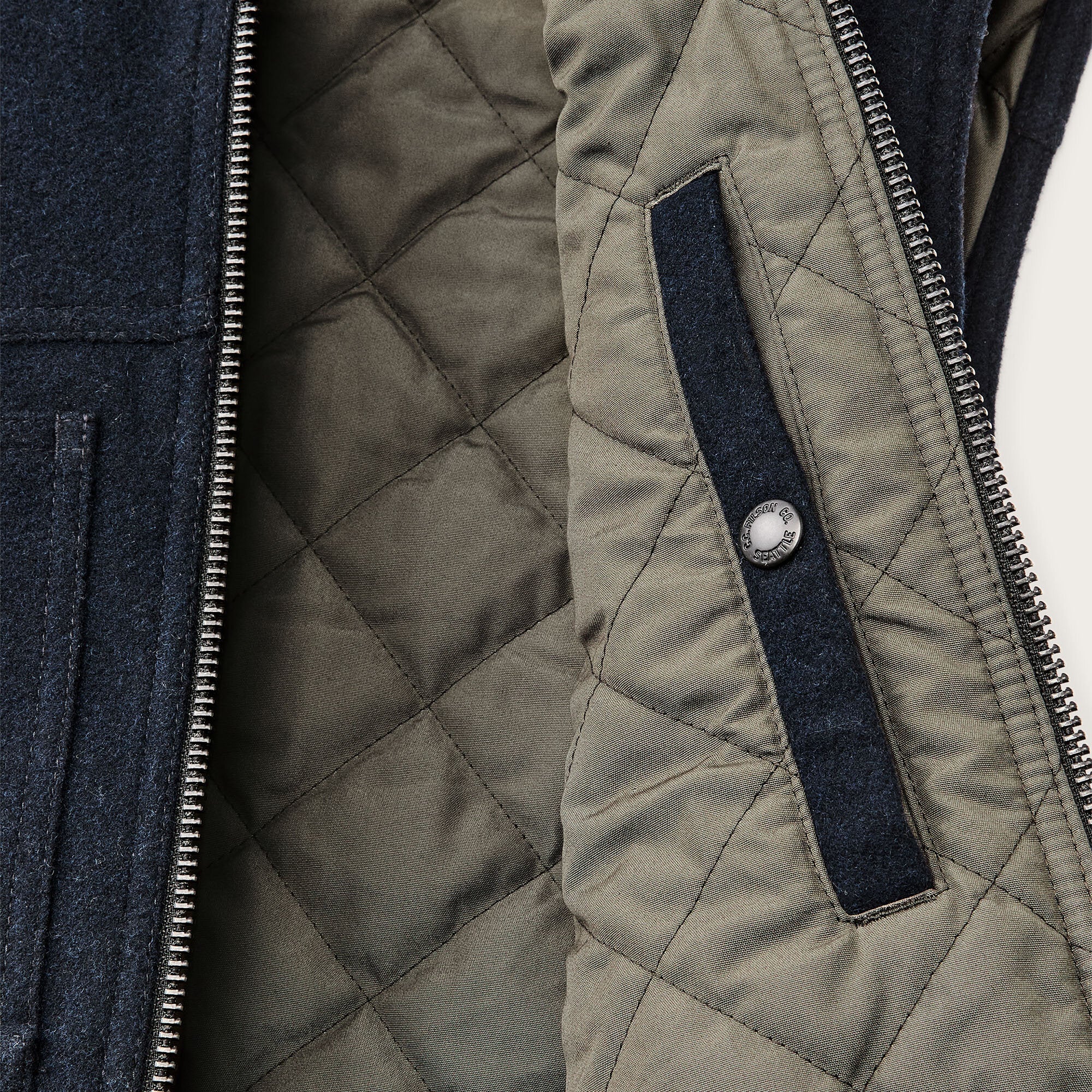 Spokane Insulated Work Vest, Navy-Veste-Filson 1897-Motorious Copenhagen