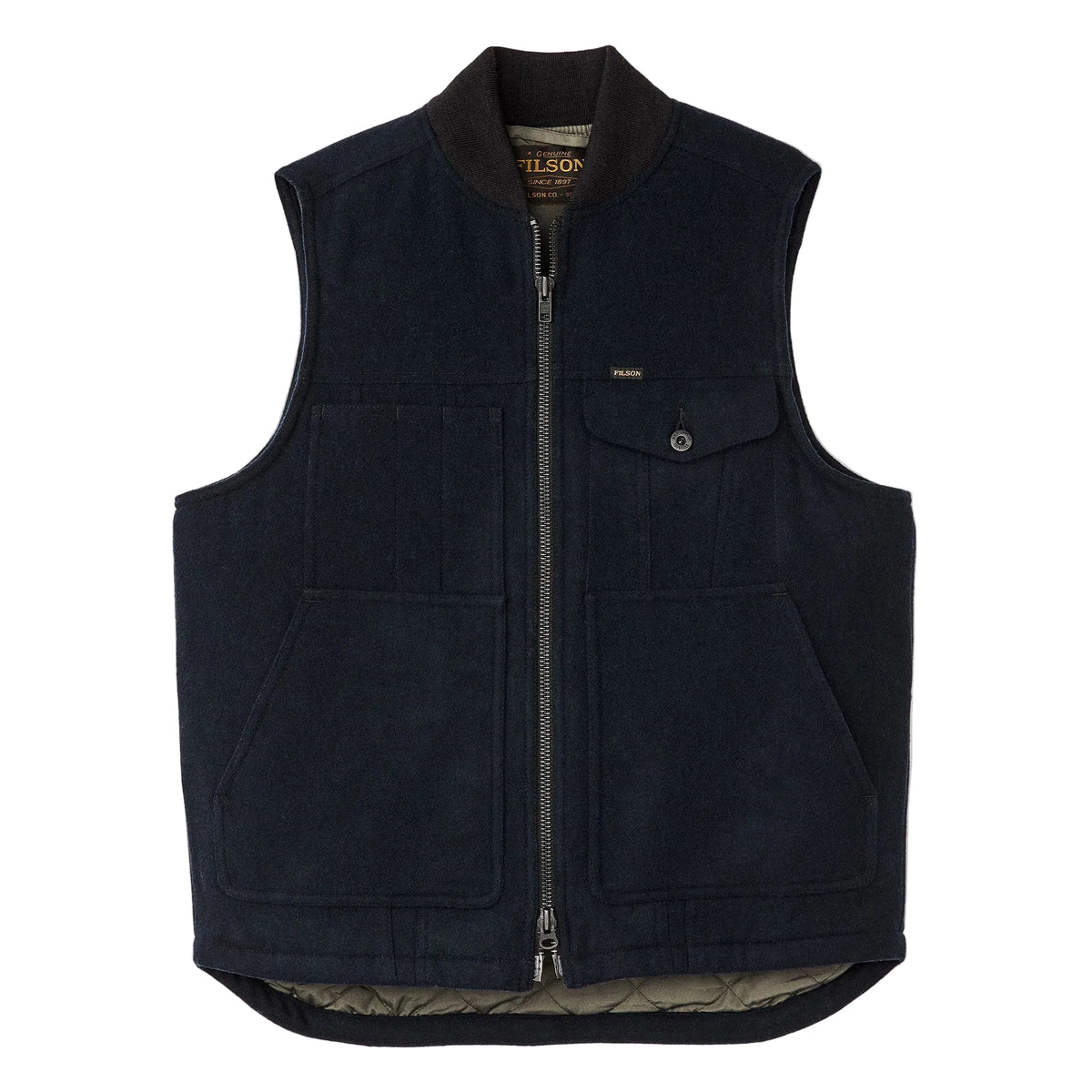 Spokane Insulated Work Vest, Navy-Veste-Filson 1897-Motorious Copenhagen