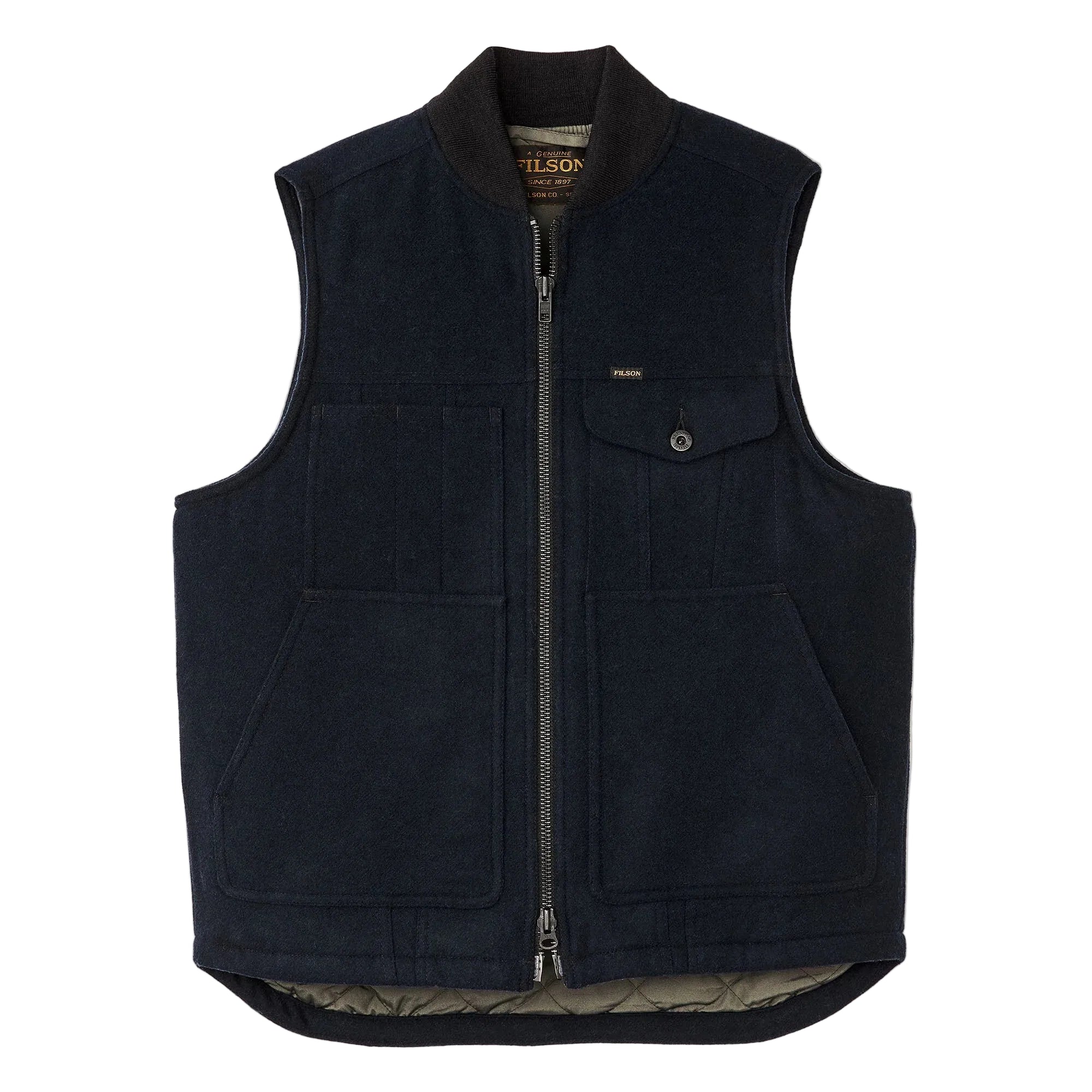 Spokane Insulated Work Vest, Navy-Veste-Filson 1897-Motorious Copenhagen