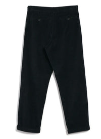 Sune, Pleated Classic Trousers, Dusty Black-Bukser-Hansen Garments-Motorious Copenhagen