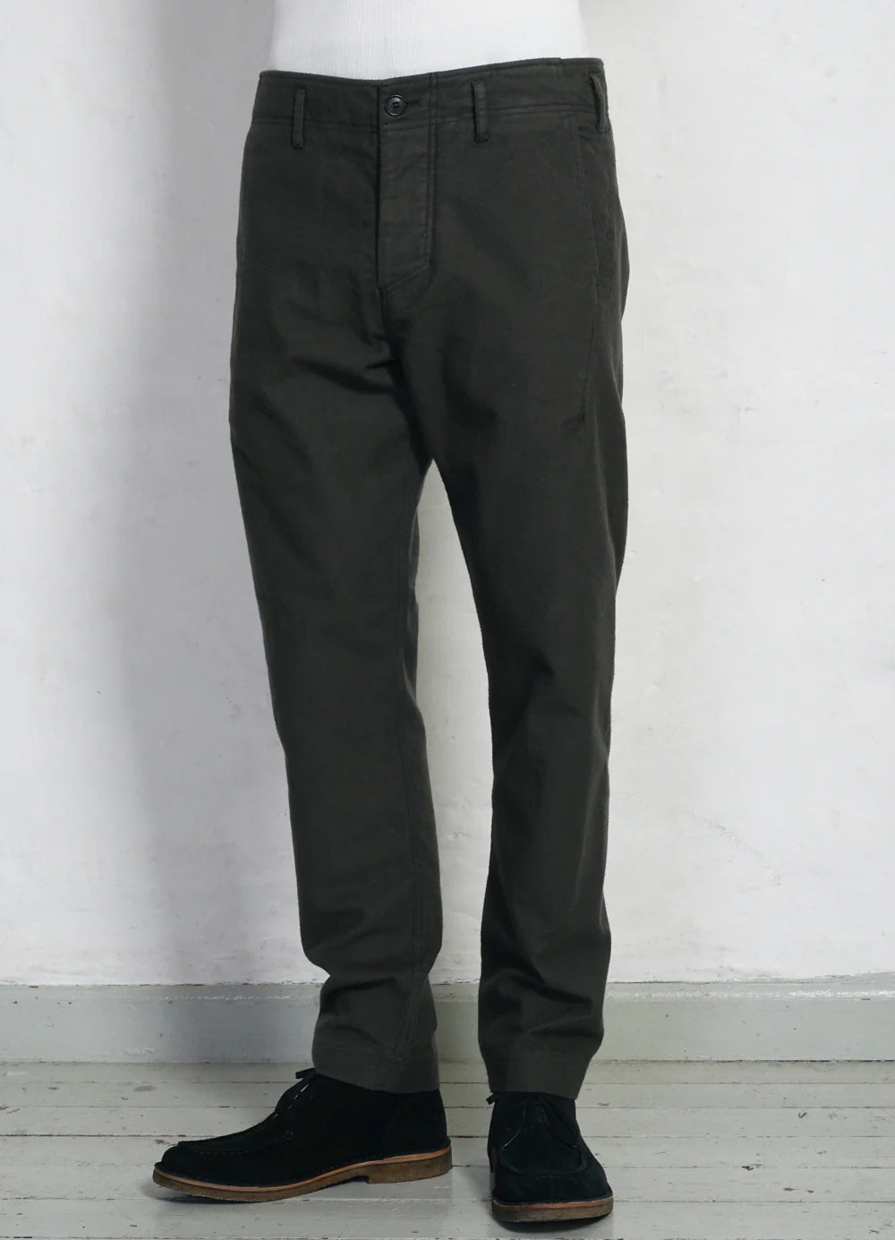 Svenning, Slim Fit trousers, Grey-Bukser-Hansen Garments-Motorious Copenhagen