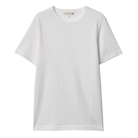 T-Shirt, Mid-Century Machine Refined Fit, White-T-shirts-Merz b. Schwanen-Motorious Copenhagen