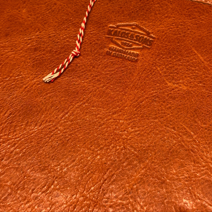 Tablet Leather Sleeve, Cognac, Large-Tasker-Kalos and Sons-Motorious Copenhagen