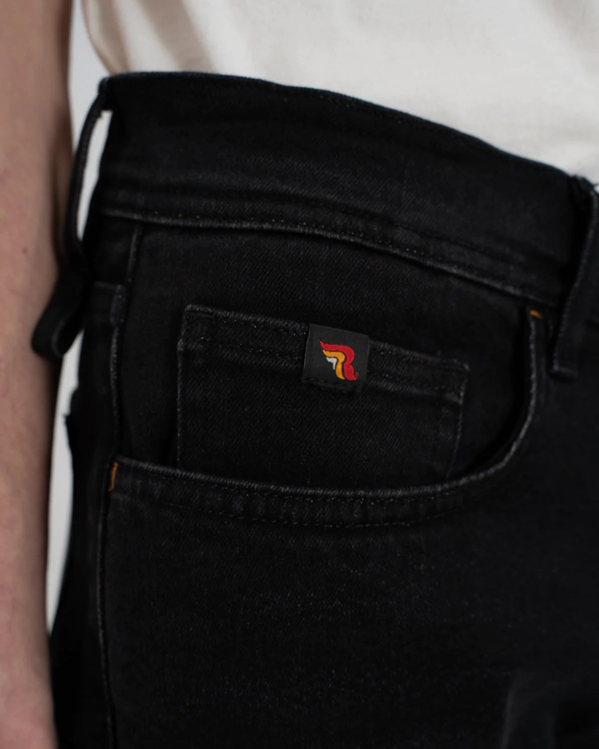 Tapered Slim Protective Jeans, Black-Bukser-Riding Culture-Motorious Copenhagen