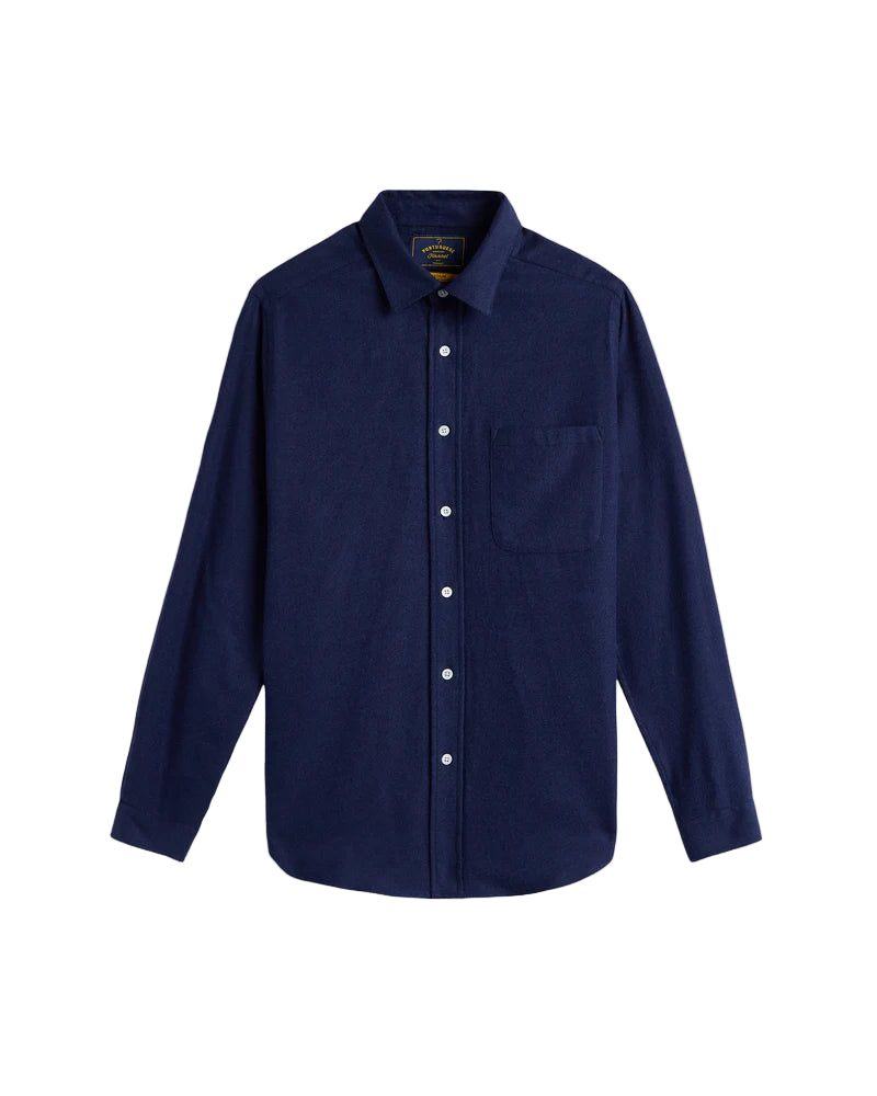 Teca shirt 2.0, Navy-Skjorter-Portuguese Flannel-Motorious Copenhagen