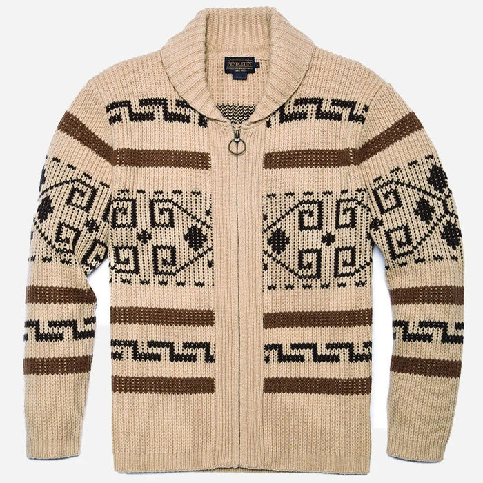 The Original Westerley Sweater, Tan/Brown-Sweatshirts-Pendleton-Motorious Copenhagen