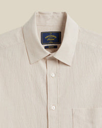 Theme Shirt, Short Sleeve, Sand-Skjorter-Portuguese Flannel-Motorious Copenhagen