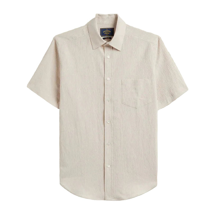 Theme Shirt, Short Sleeve, Sand-Skjorter-Portuguese Flannel-Motorious Copenhagen