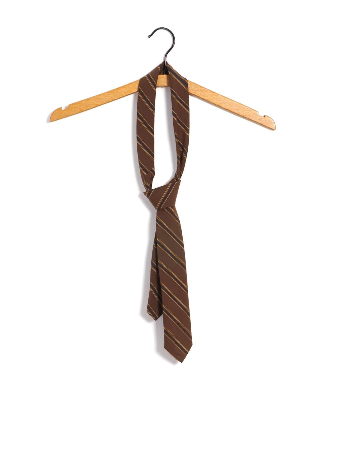 Tie, Brown stripes-Skjorter-Hansen Garments-Motorious Copenhagen