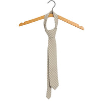 Tie, Olive Checks-Skjorter-Hansen Garments-Motorious Copenhagen