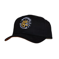 Tiger six-panel Cap, Black/Black-Hatte og Caps-Motorious Copenhagen-Motorious Copenhagen