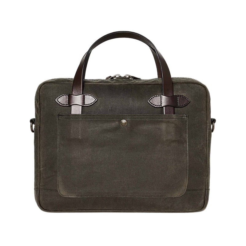 Tin Cloth Compact Briefcase, Ottergreen-Tasker-Filson 1897-Motorious Copenhagen