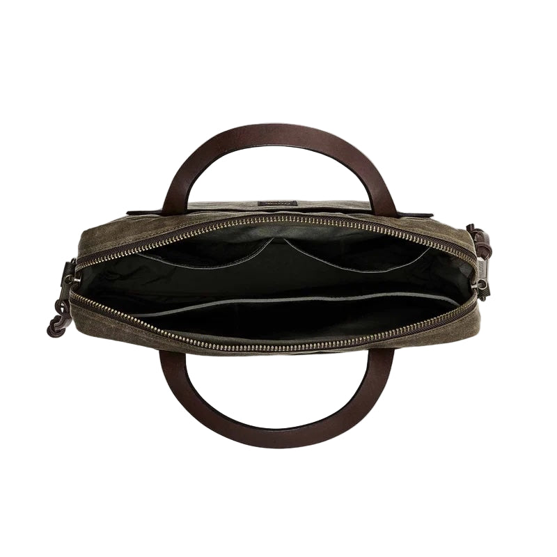 Tin Cloth Compact Briefcase, Ottergreen-Tasker-Filson 1897-Motorious Copenhagen