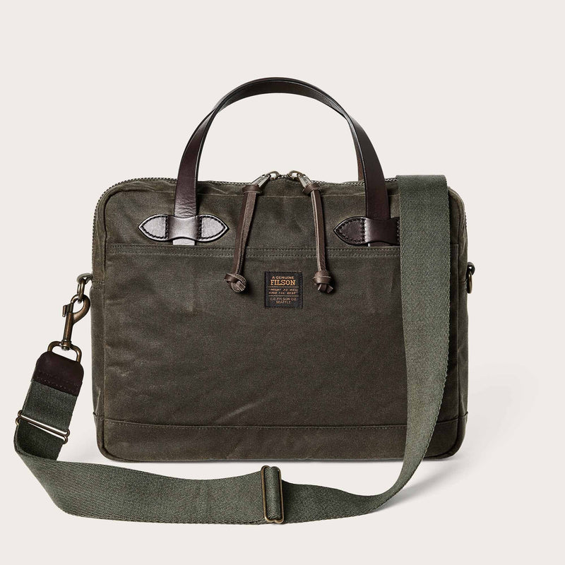 Tin Cloth Compact Briefcase, Ottergreen-Tasker-Filson 1897-Motorious Copenhagen