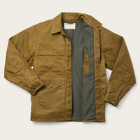 Tin Cloth Lined Cruiser Jacket, Dark Tan-Jakker-Filson 1897-Motorious Copenhagen