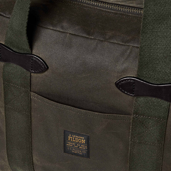 Tin Cloth Tote bag with zipper, Ottergreen-Tasker-Filson 1897-Motorious Copenhagen