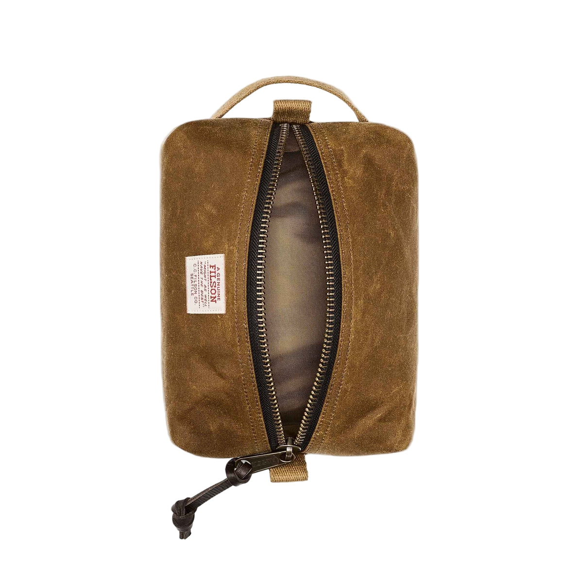 Tin Cloth Travel Kit, Dark Tan-Tasker-Filson 1897-Motorious Copenhagen