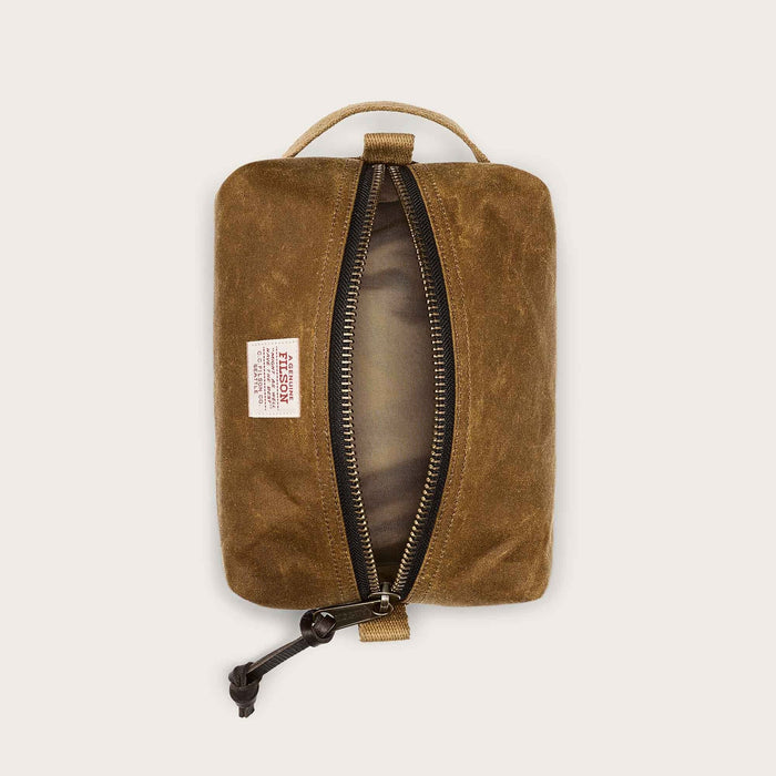 Tin Cloth Travel Kit, Dark Tan-Tasker-Filson 1897-Motorious Copenhagen