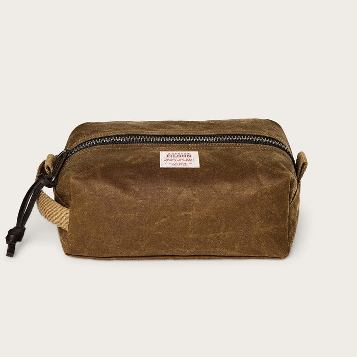 Tin Cloth Travel Kit, Dark Tan-Tasker-Filson 1897-Motorious Copenhagen