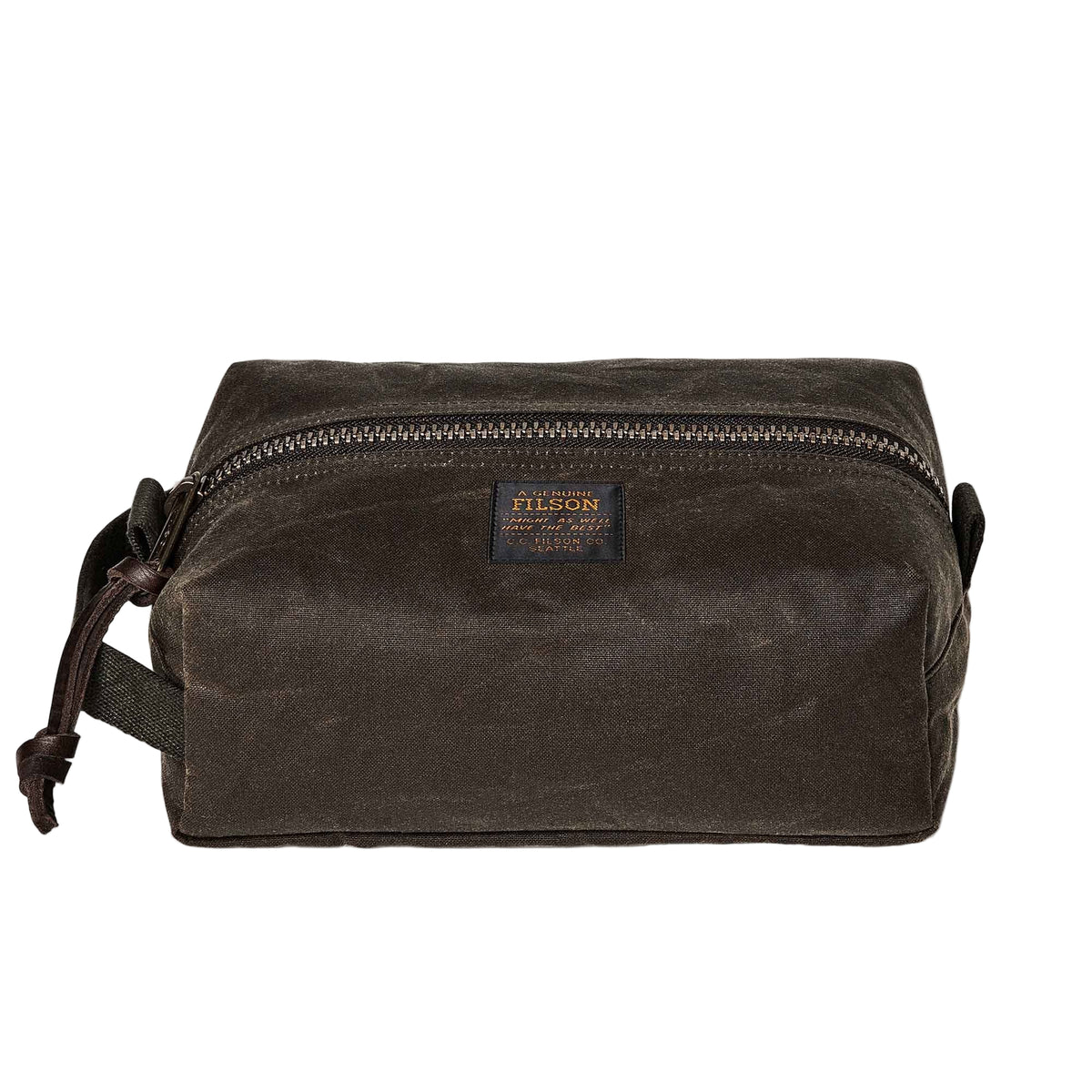 Tin Cloth Travel Kit, Otter Green-Tasker-Filson 1897-Motorious Copenhagen