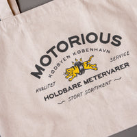 "Tire-Tiger" Motorious Tote Bag, Large, Recycled Raw-Tasker-Motorious Copenhagen-Motorious Copenhagen