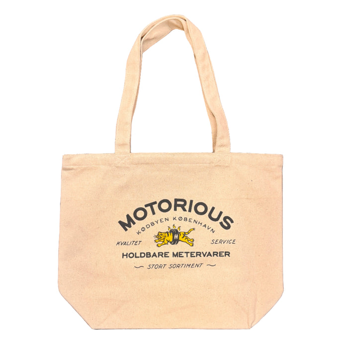 "Tire-Tiger" Motorious Tote Bag, Large, Recycled Raw-Tasker-Motorious Copenhagen-Motorious Copenhagen