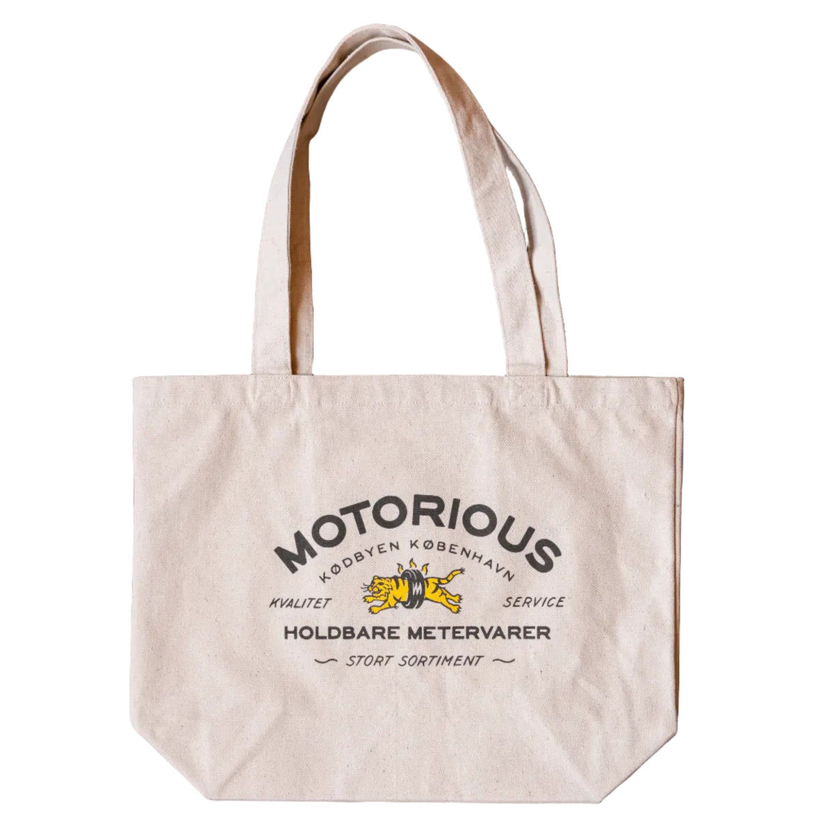 "Tire-Tiger" Motorious Tote Bag, Large, Recycled Raw-Tasker-Motorious Copenhagen-Motorious Copenhagen