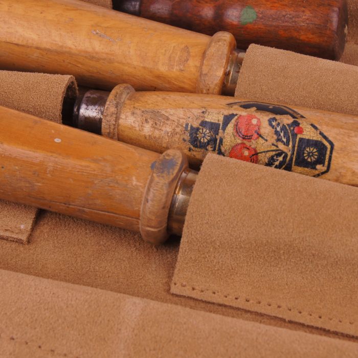 Tool Roll, Suede, Olive-Tasker-Kalos and Sons-Motorious Copenhagen