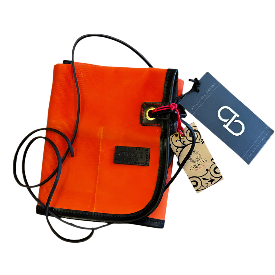 Tool Roll, Vintage Waxed Canvas, Orange-Tasker-Croots England-Motorious Copenhagen