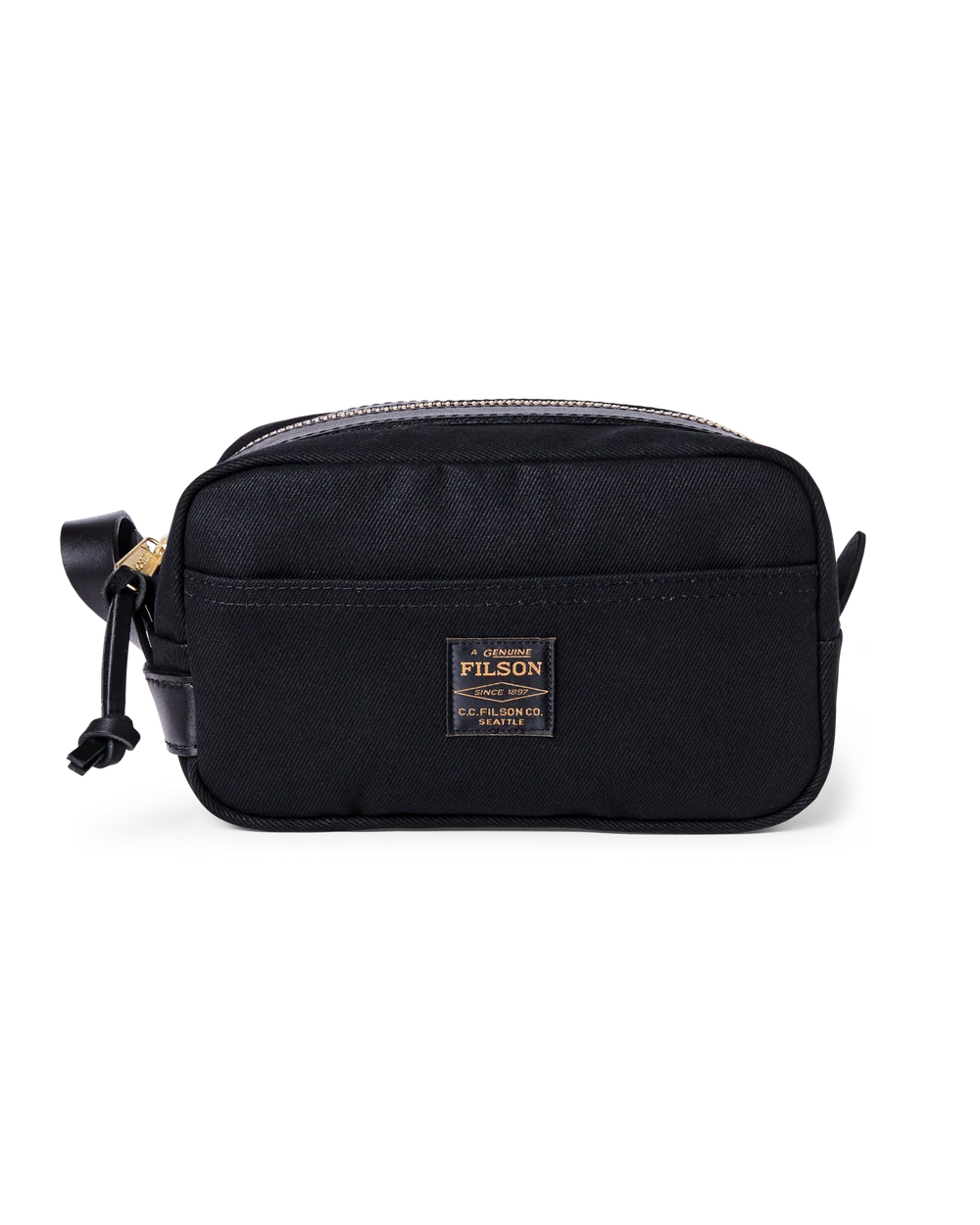 Travel Kit, Rugged Twill/Leather, Black-Tasker-Filson 1897-Motorious Copenhagen