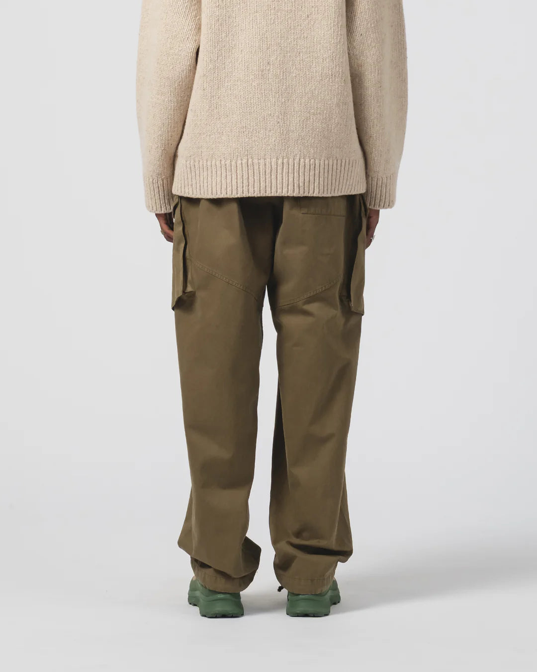 Trooper Pants, Garbadine Satin, Fossil Green-Bukser-Eat Dust-Motorious Copenhagen