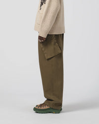 Trooper Pants, Garbadine Satin, Fossil Green-Bukser-Eat Dust-Motorious Copenhagen