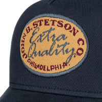 Trucker Cap, Vintage Brushed Twill, Blue-Hatte og Caps-Stetson-Motorious Copenhagen