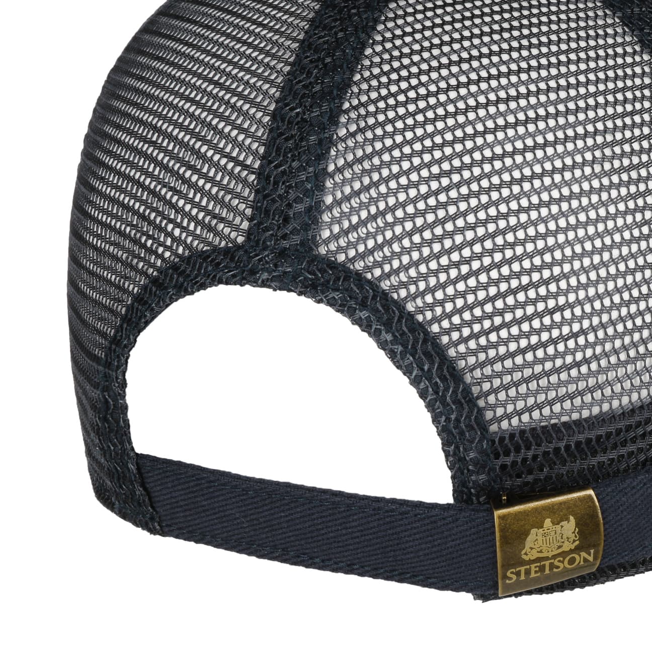 Trucker Cap, Vintage Brushed Twill, Blue-Hatte og Caps-Stetson-Motorious Copenhagen