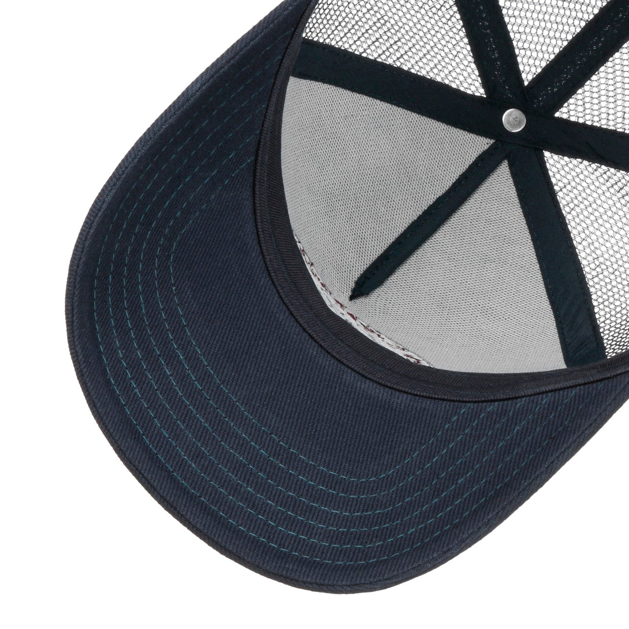 Trucker Cap, Vintage Brushed Twill, Blue-Hatte og Caps-Stetson-Motorious Copenhagen