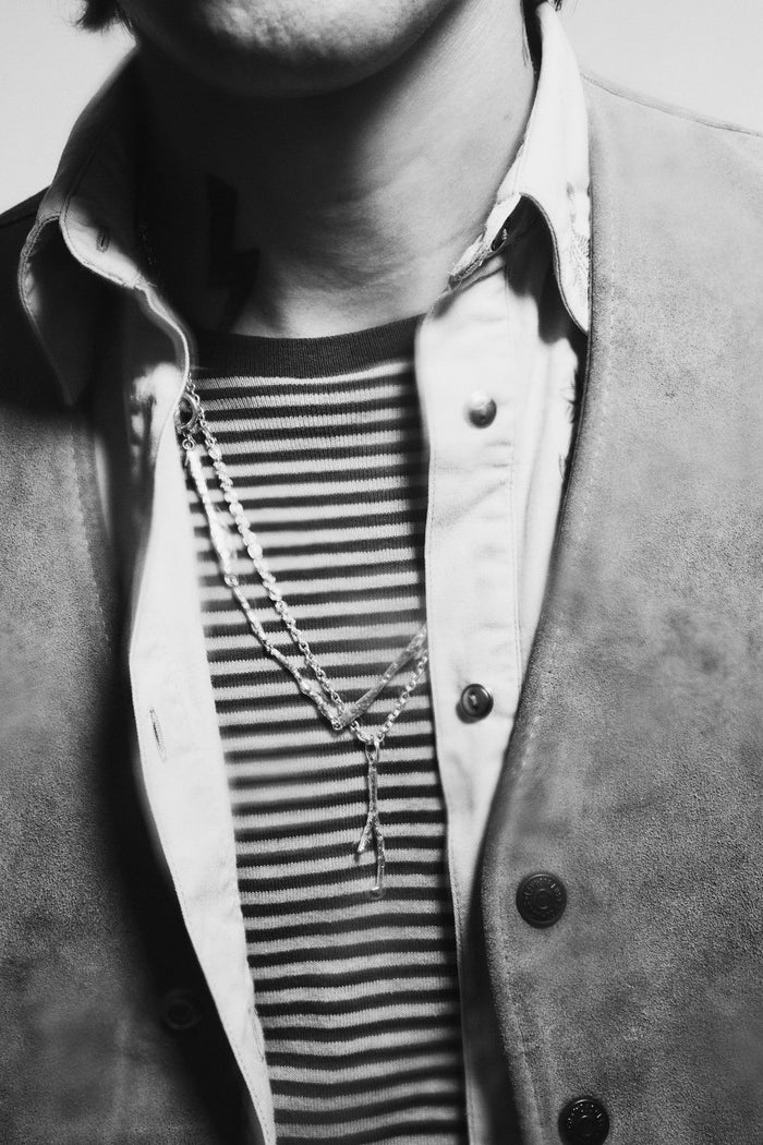 Twig Pendant, Silver-Ringe og Halskæder-O.P. Jewellery-Motorious Copenhagen