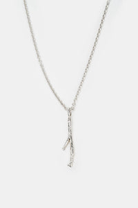 Twig Pendant, Silver-Ringe og Halskæder-O.P. Jewellery-Motorious Copenhagen