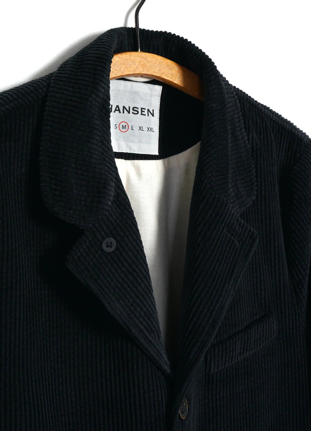 Vincent, Classic Four Button Blazer, Dusty Black-Blazere-Hansen Garments-Motorious Copenhagen
