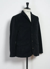 Vincent, Classic Four Button Blazer, Dusty Black-Blazere-Hansen Garments-Motorious Copenhagen