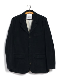 Vincent, Classic Four Button Blazer, Dusty Black-Blazere-Hansen Garments-Motorious Copenhagen