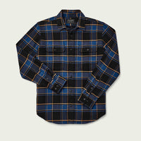 Vintage Flannel Work Shirt, Cobalt / Black Plaid-Skjorter-Filson 1897-Motorious Copenhagen