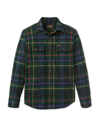 Vintage Flannel Work Shirt, Green/Navy-Skjorter-Filson 1897-Motorious Copenhagen
