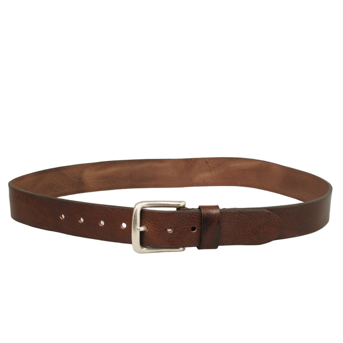 Vintage Flintholm, 40mm Belt, Chestnut/Antique Nickel-Bælter-Baunbaek og Lyn-Motorious Copenhagen