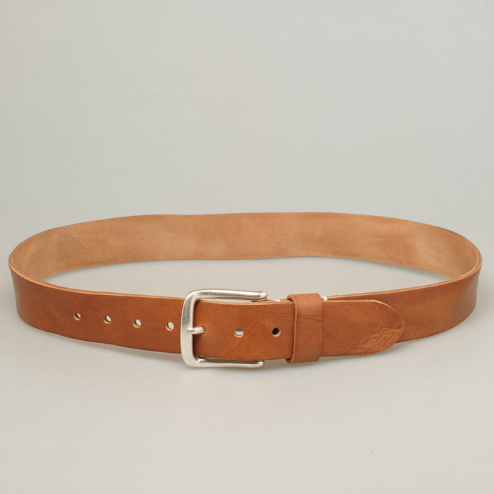 Vintage Flintholm, 40mm leather belt, Cognac-Bælter-Baunbaek og Lyn-Motorious Copenhagen