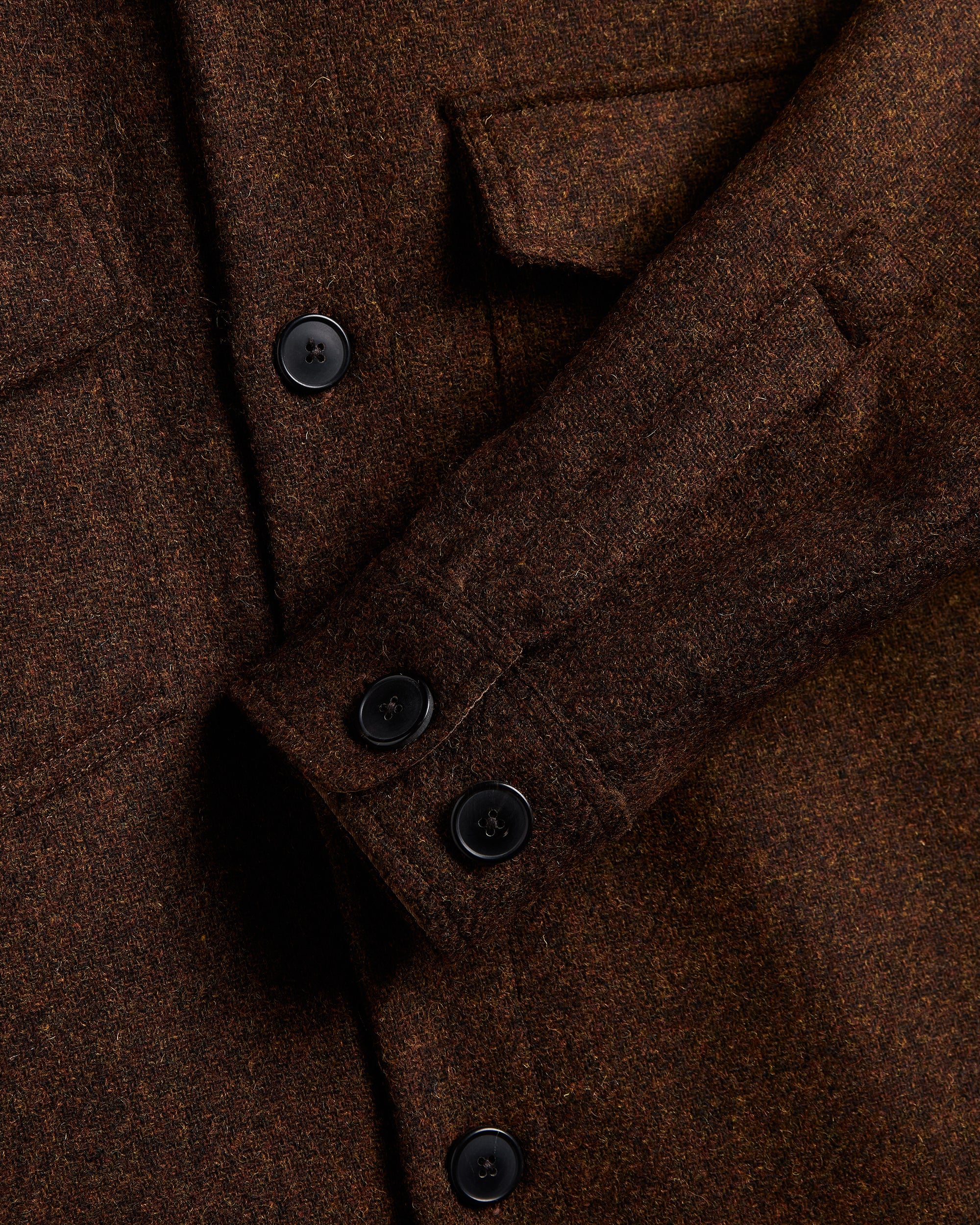 Wool Field jacket, Old Bronze