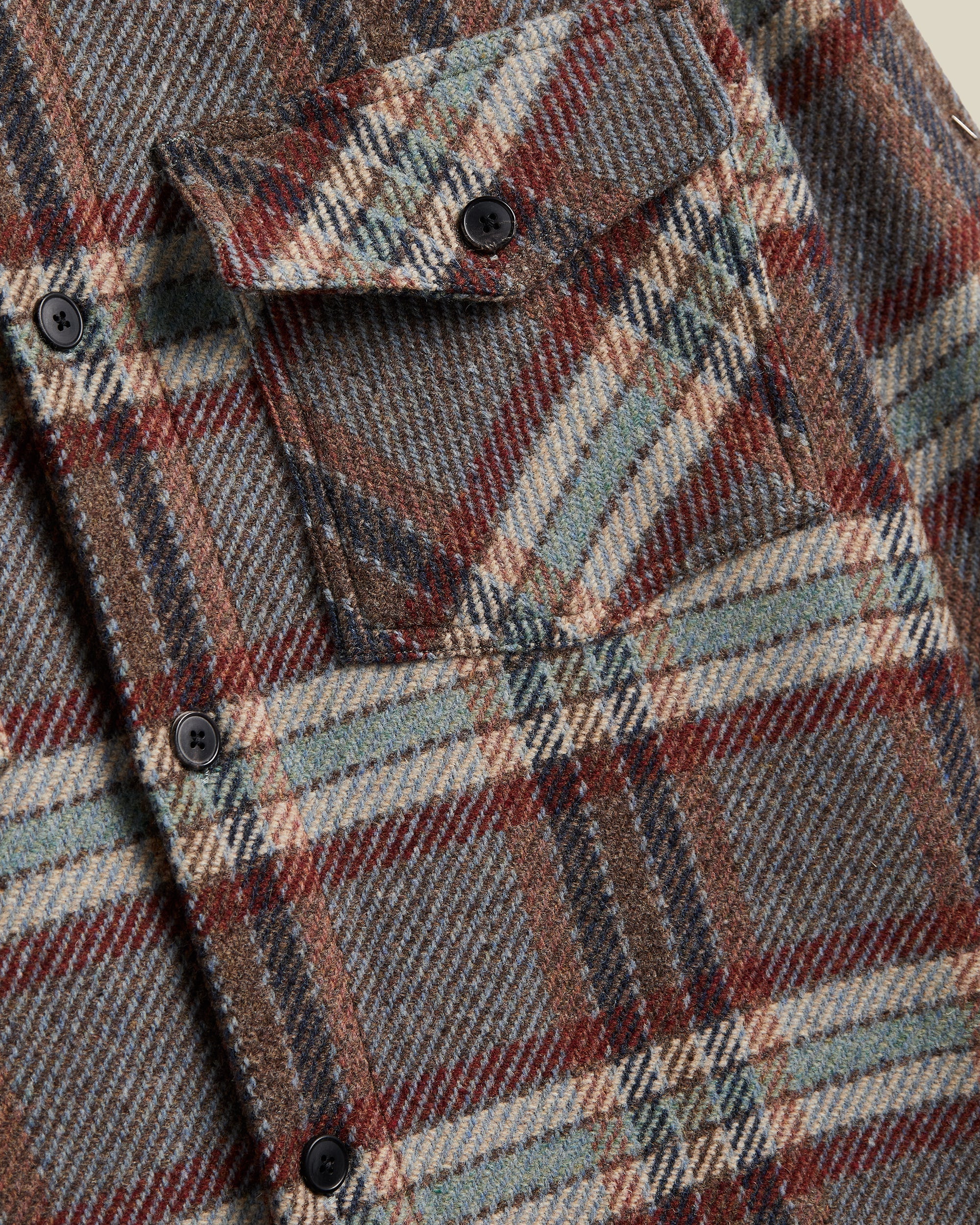 Wool Field jacket, Plaid