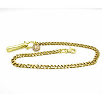 Wallet Chain, "Curb chain", Solid brass-Ringe og Halskæder-Black Pearl Creations-Motorious Copenhagen